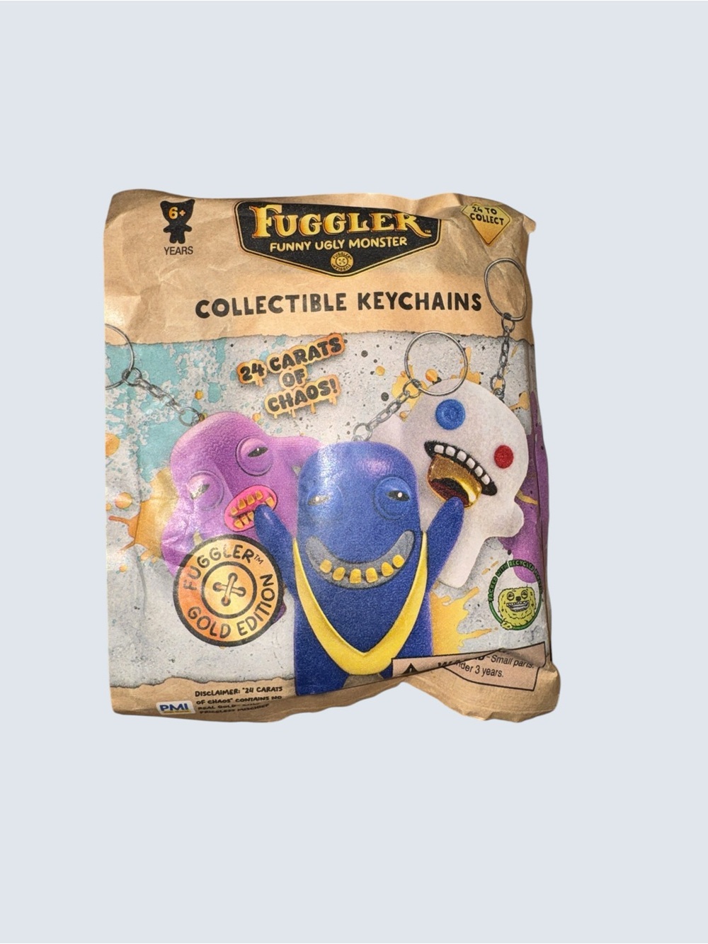 Fuggler Funny Ugly Monster Gold Edition Collectible Keychain Blind Bag